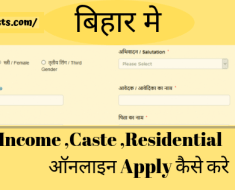 Rtps Bihar Online Income certificate image